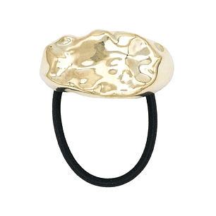 RODIO TERMINADO DORADO PONY CUFFS MEDIA LUNA ARRUGADA