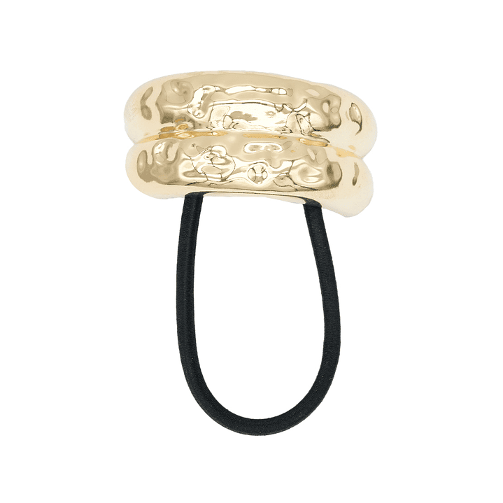 RODIO TERMINADO DORADO PONY CUFFS 2 MEDIA LUNA ARRUGADA 1