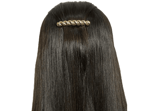 RODIO TERMINADO DORADO HAIR CLIPS ENTORCHADO