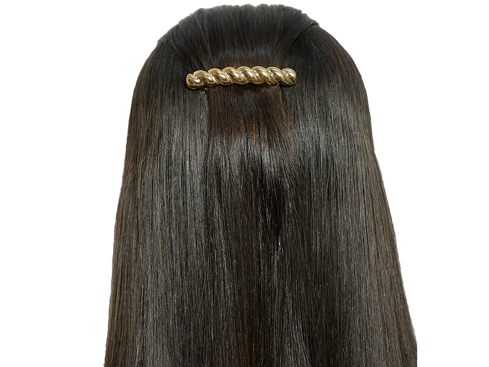 RODIO TERMINADO DORADO HAIR CLIPS ENTORCHADO 2