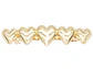 RODIO TERMINADO DORADO HAIR CLIPS CORAZONES 5 - Miniatura 1