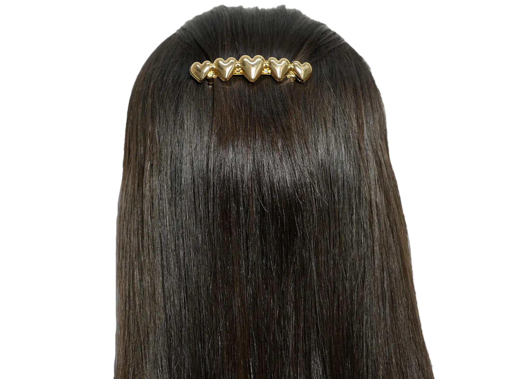 RODIO TERMINADO DORADO HAIR CLIPS CORAZONES 5 2