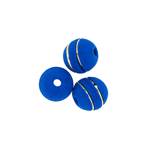 NEOPRENO AZUL REY DOS ARGOLLAS DORADAS # 8MM