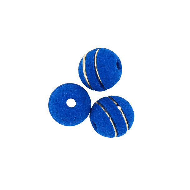 NEOPRENO AZUL REY DOS ARGOLLAS DORADAS # 8MM