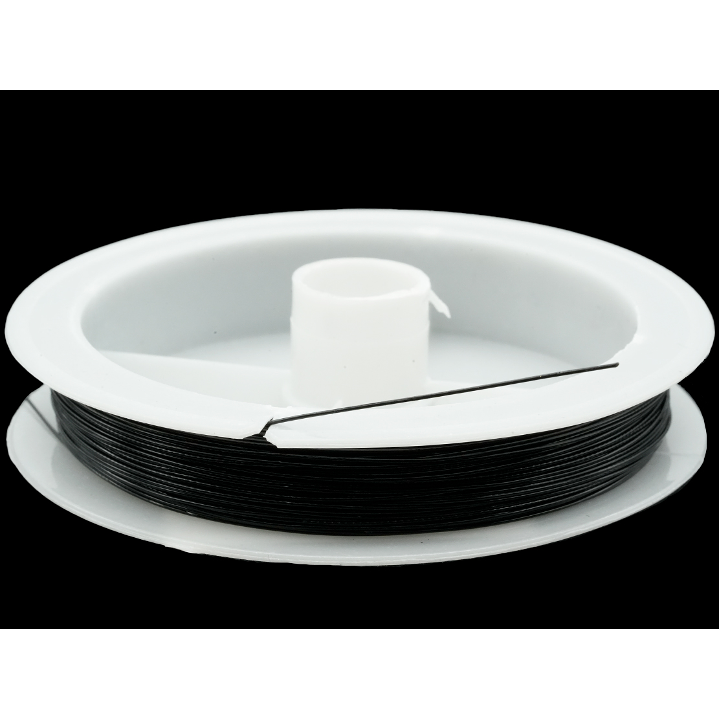 GUAYA ACERADA NEGRA 0.45MM ROLLO*30M. 1