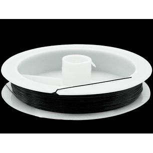 GUAYA ACERADA NEGRA 0.45MM ROLLO*30M.