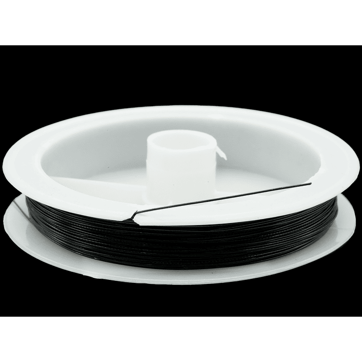 GUAYA ACERADA NEGRA 0.45MM ROLLO*30M. 1