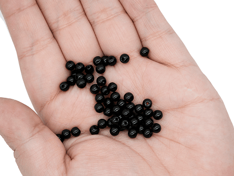 CRISTAL VIDRIO NEGRO  # 4MM 