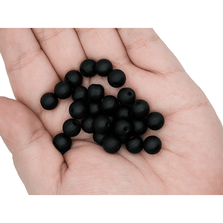 CRISTAL VIDRIO NEGRO MATE # 8MM  2