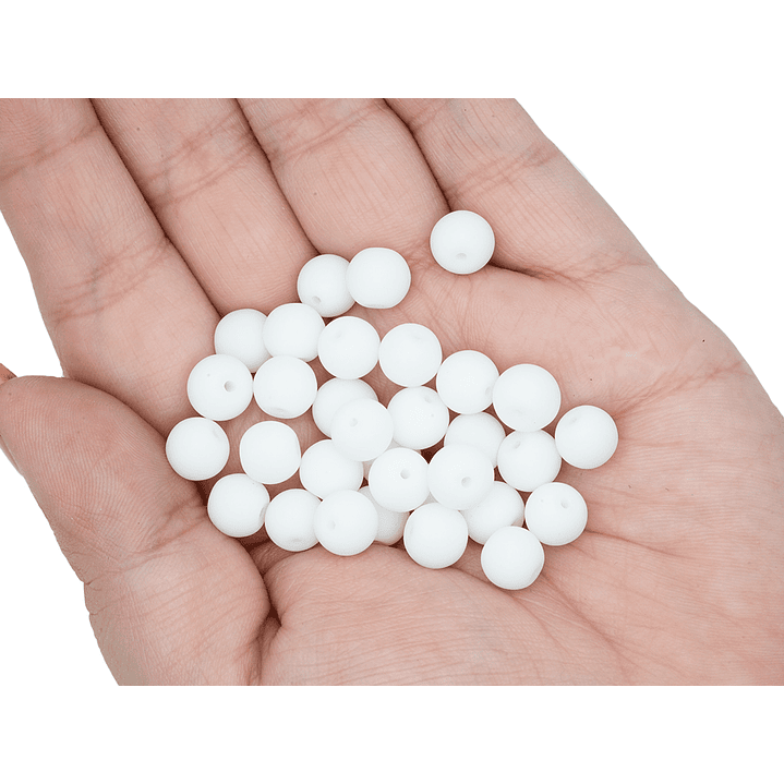 CRISTAL VIDRIO BLANCO MATE # 8MM 2