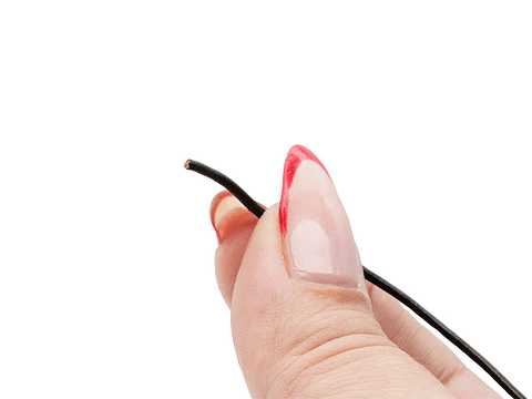 CUERO DE VACA CAFE REDONDO 1.5MM 