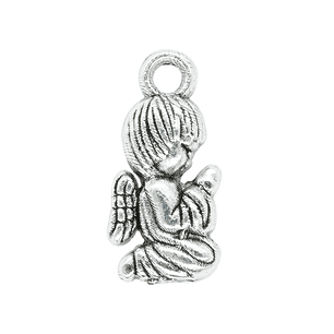 SAMAK PLATEADA DIJE ANGEL 130 ARRODILLADO  16MM X 20 GRAMOS (26UND APROX)