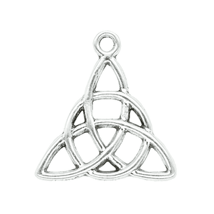 SAMAK PLATEADA DIJE TRIQUETRA CELTA 20MM