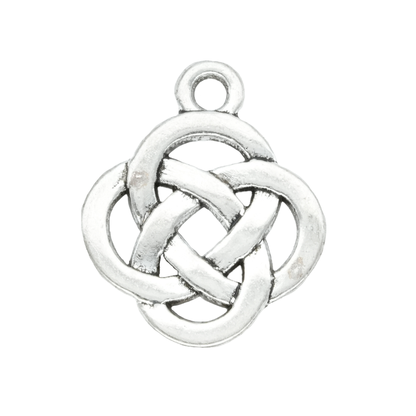 SAMAK PLATEADA DIJE NUDO DE LA ETERNIDAD CELTA 15MM 1