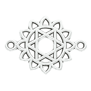 SAMAK PLATEADA CENTRO 170 MANDALA ESTRELLA 15MM 