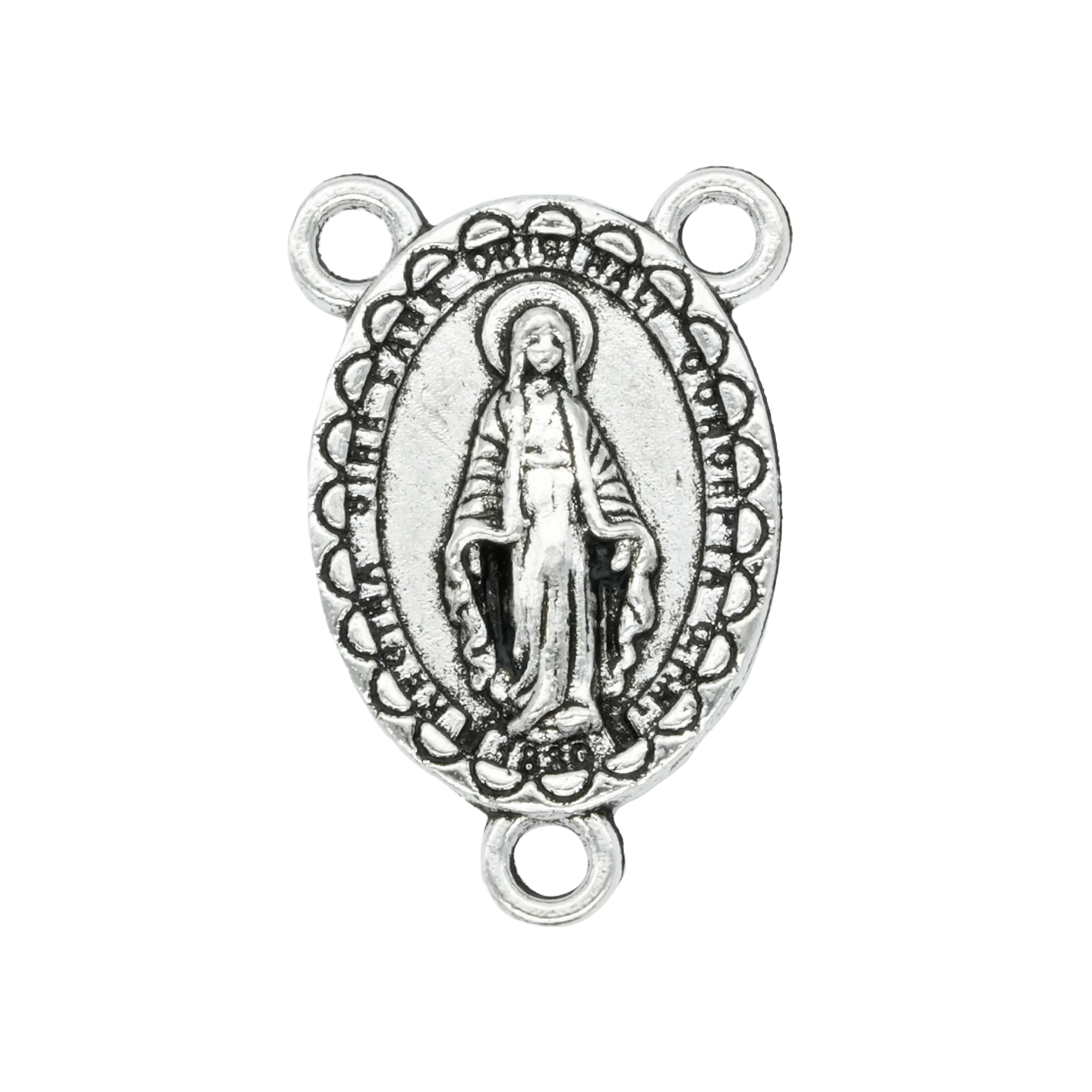 SAMAK PLATEADA CENTRO 194 CRUCERO MILAGROSA 21MM  1