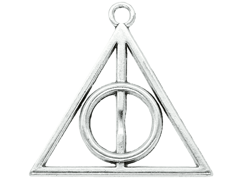 SAMAK PLATEADA DIJE LA RELIQUIA DE LA MUERTE 30MM 