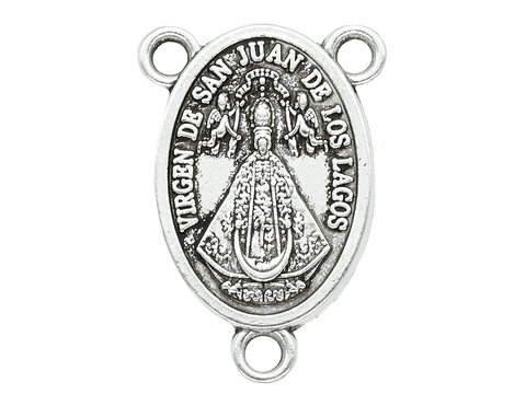 SAMAK PLATEADA CENTRO VIRGEN SAN JUAN DE LOS LAGOS 20MM