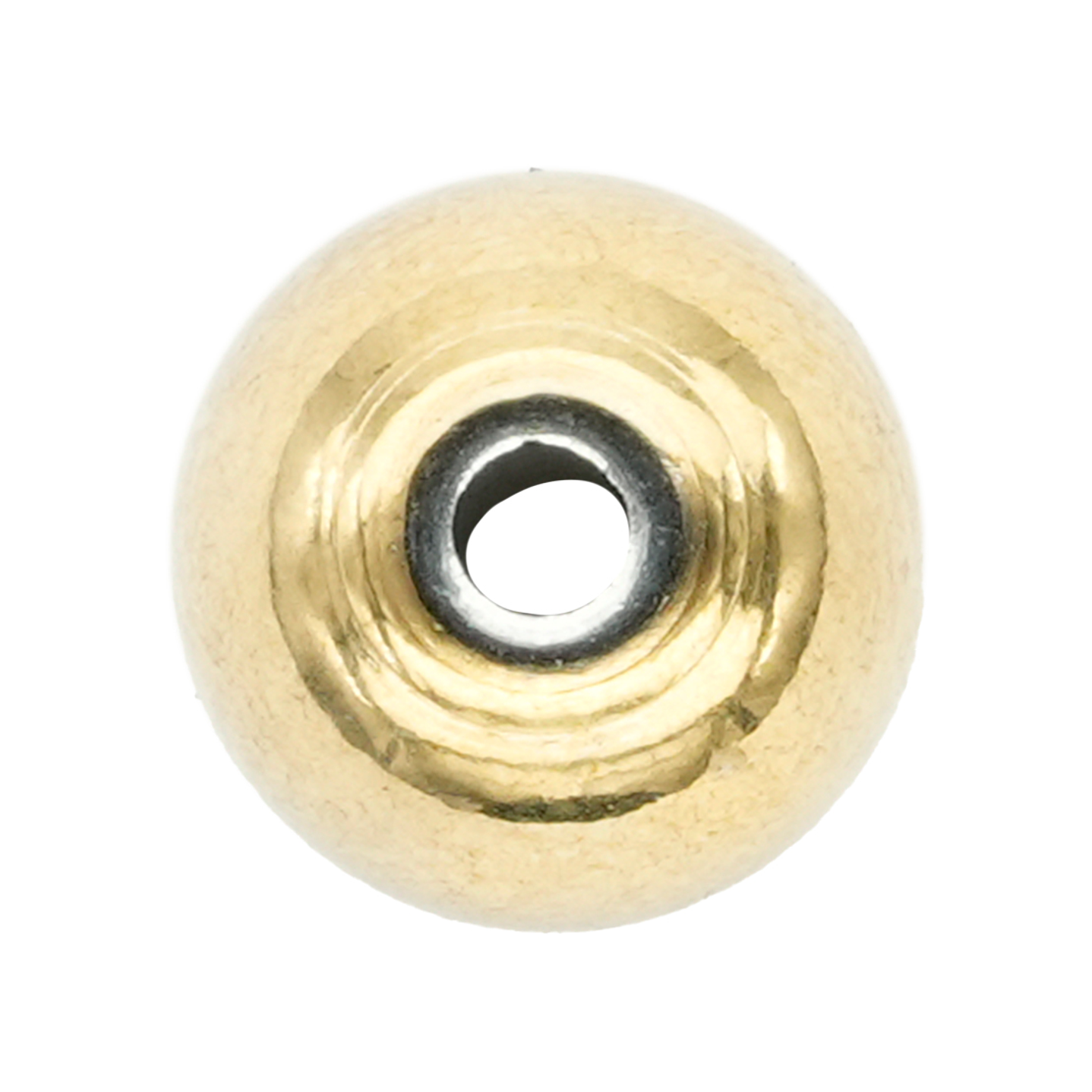  ACERO DORADO BALIN # 8MM MACISO HUECO PEQUEÑO  1