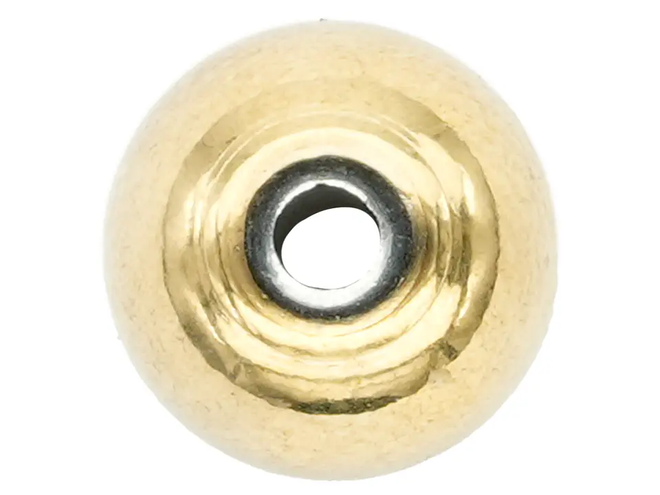  ACERO DORADO BALIN # 8MM MACISO HUECO PEQUEÑO  1