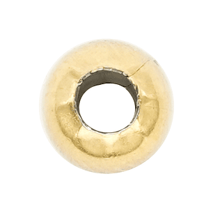 BALIN ACERO DORADO COCO # 5MM