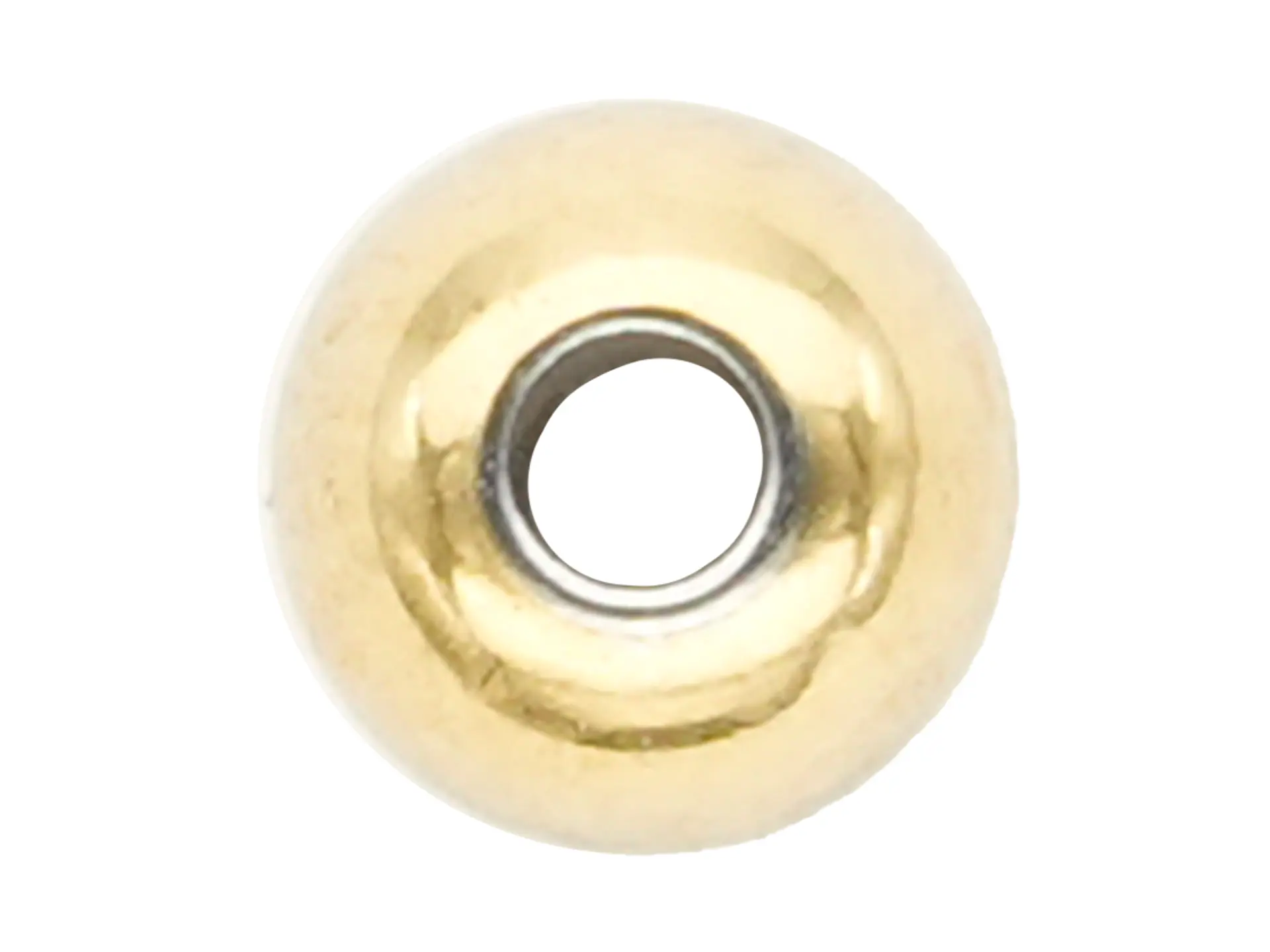  ACERO DORADO BALIN # 4MM MACISO HUECO PEQUEÑO 1