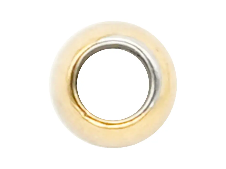 ACERO DORADO BALIN  # 3MM MACISO HUECO GRANDE 1