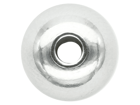  ACERO PLATEADO MACISO 8MM HUECO PEQUEÑO  