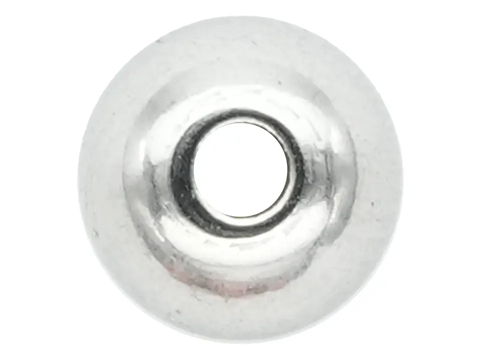 ACERO PLATEADO BALIN 6MM HUECO PEQUEÑO  1