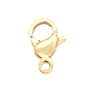 ACERO DORADO BROCHE PICOLORO 9MM