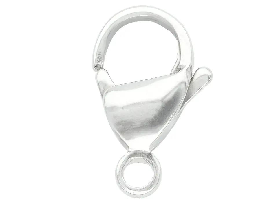 ACERO PLATEADO BROCHE PICOLORO 15MM  1