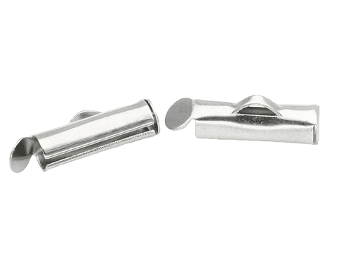 ACERO PLATEADO TERMINAL FLAUTA 13MM (MIYUKI-CHAQUIRA)