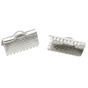 ACERO PLATEADO TERMINAL CARTERA 15MM 