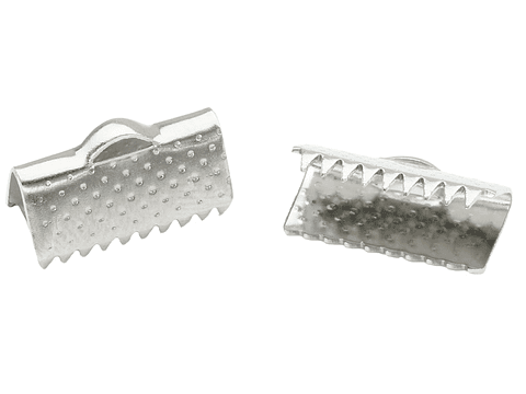 ACERO PLATEADO TERMINAL CARTERA 15MM 