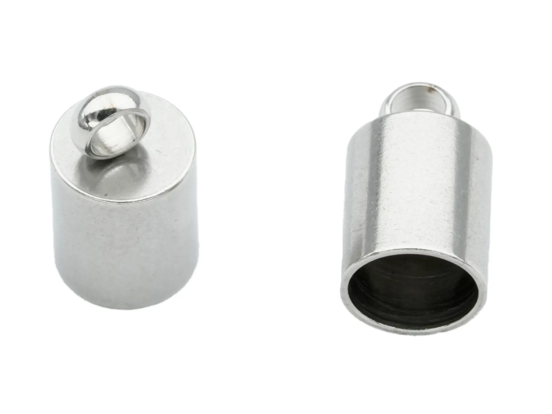 TERMINAL CAMPANA LISO ACERO 6MM  1