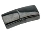 ACERO NEGRO BROCHE IMAN PULSERA 12*6MM  - Miniatura 1