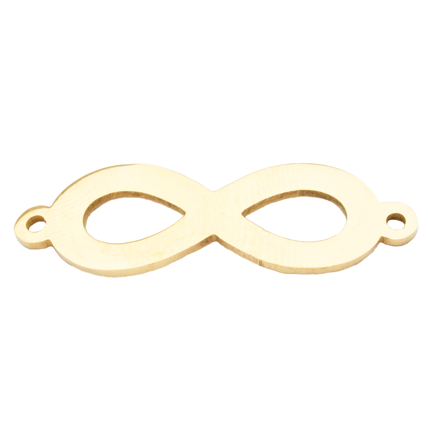 ACERO DORADO TERMINAL PULSERA INFINITO LISO 29*10MM  1