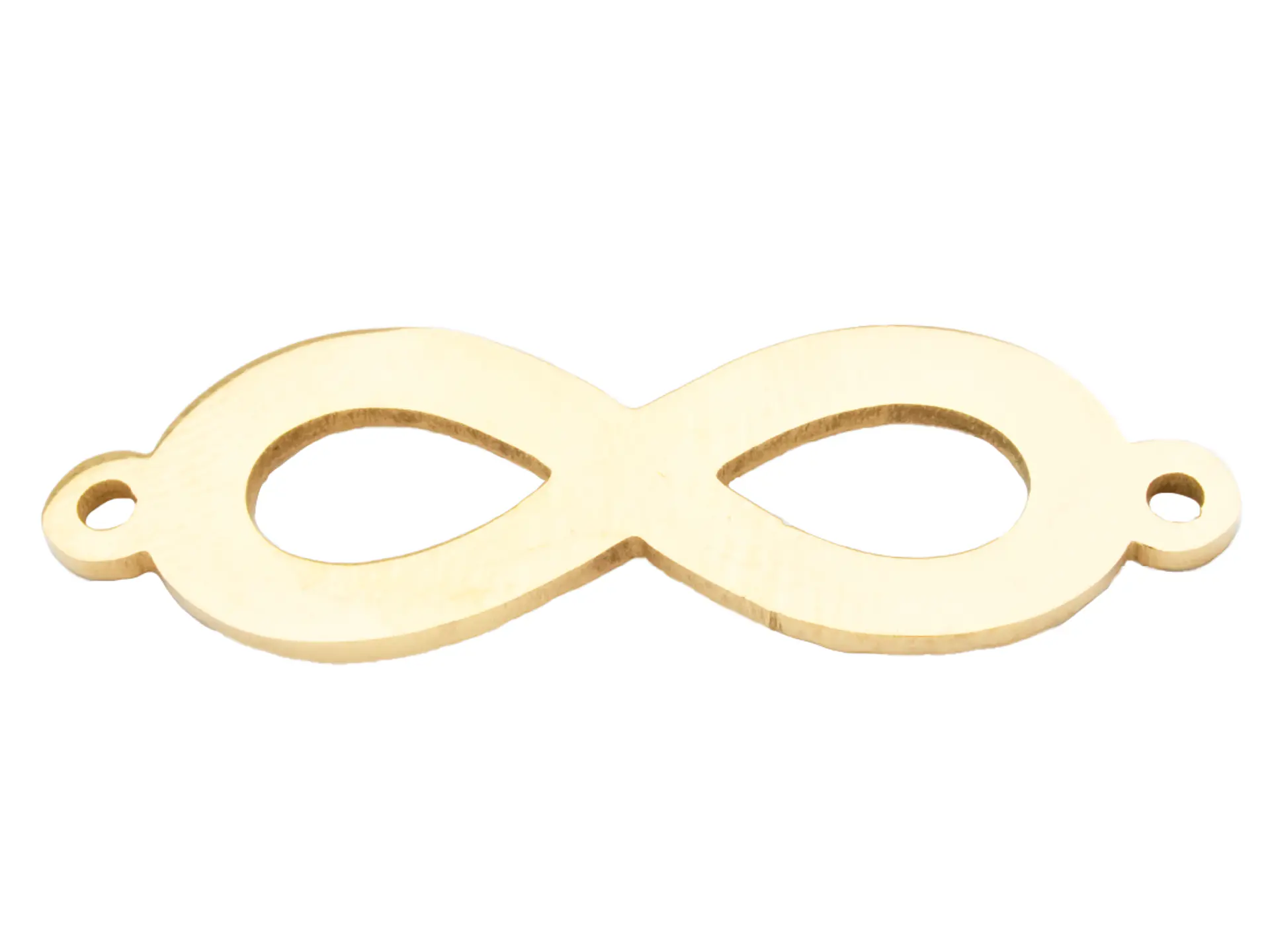 ACERO DORADO TERMINAL PULSERA INFINITO LISO 29*10MM  1