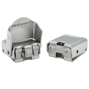 ACERO PLATEADO BROCHE RELOJ 10*3MM  