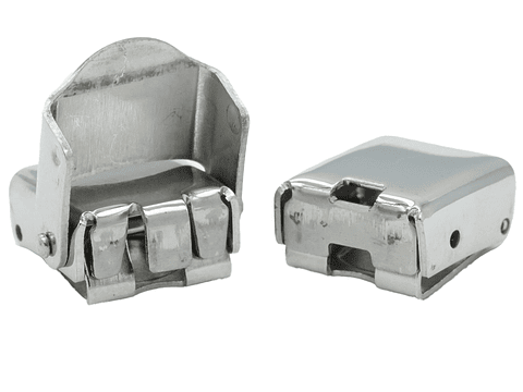 ACERO PLATEADO BROCHE RELOJ 10*3MM  