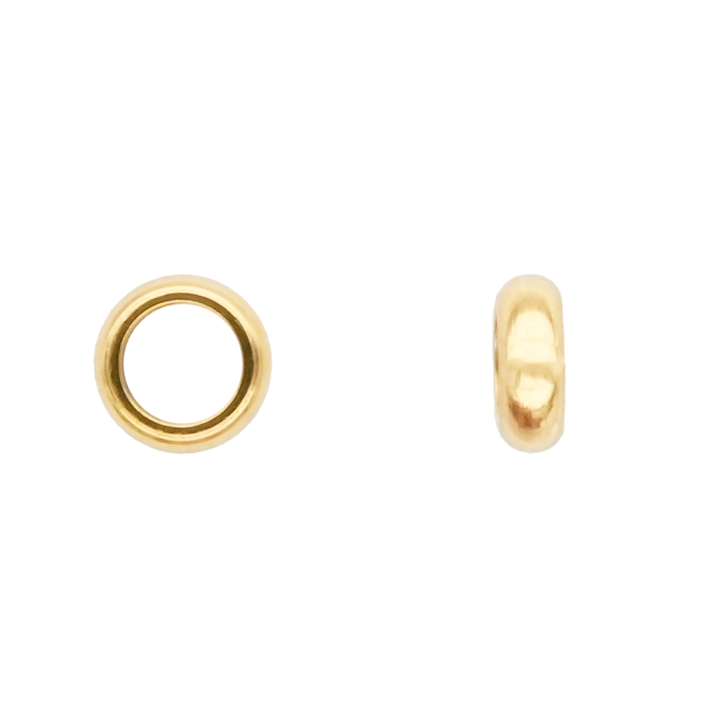 ARGOLLA ACERO DORADA 2.5*7.0MM GRUESA 1