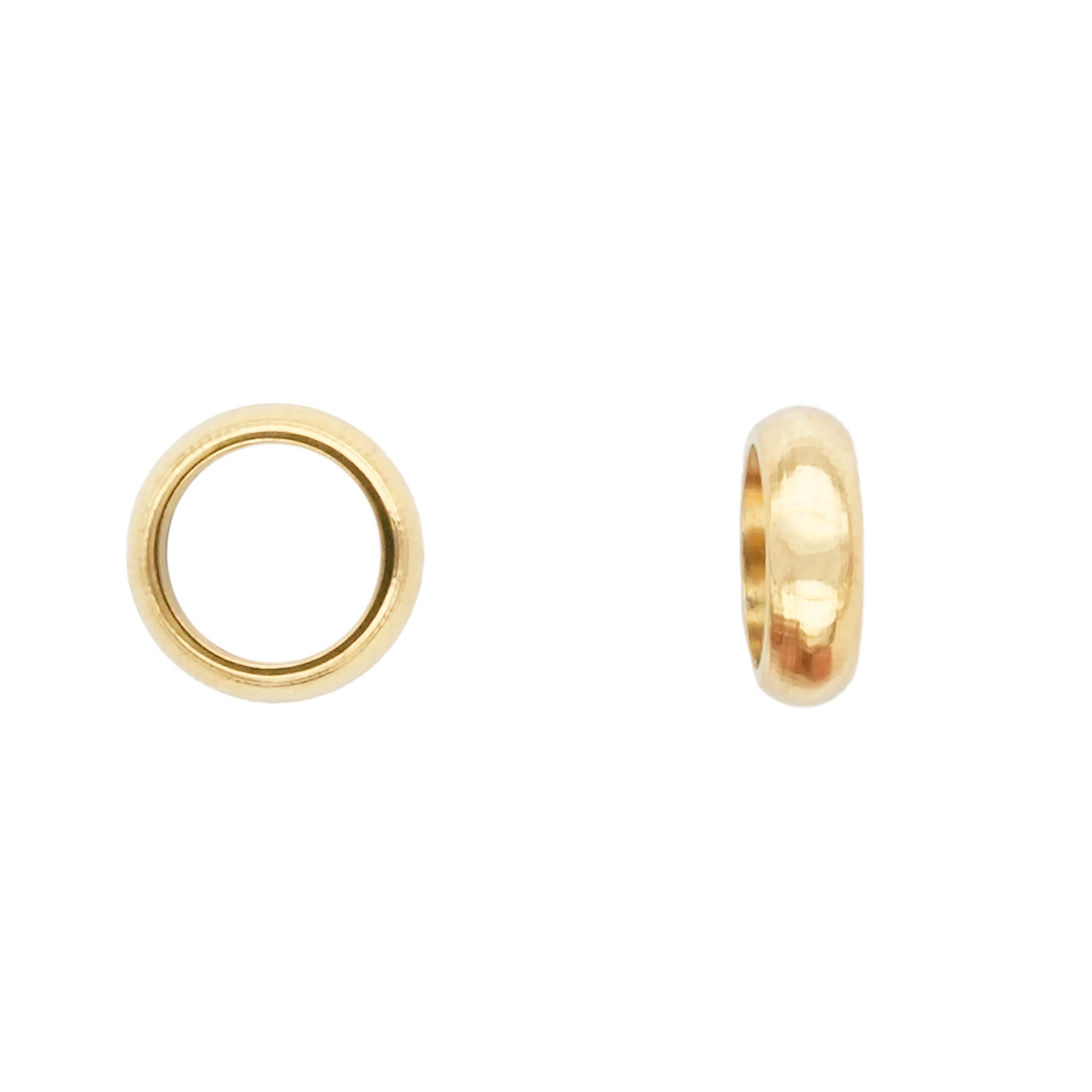 ACERO DORADA ARGOLLA 2*5.0MM GRUESA 1