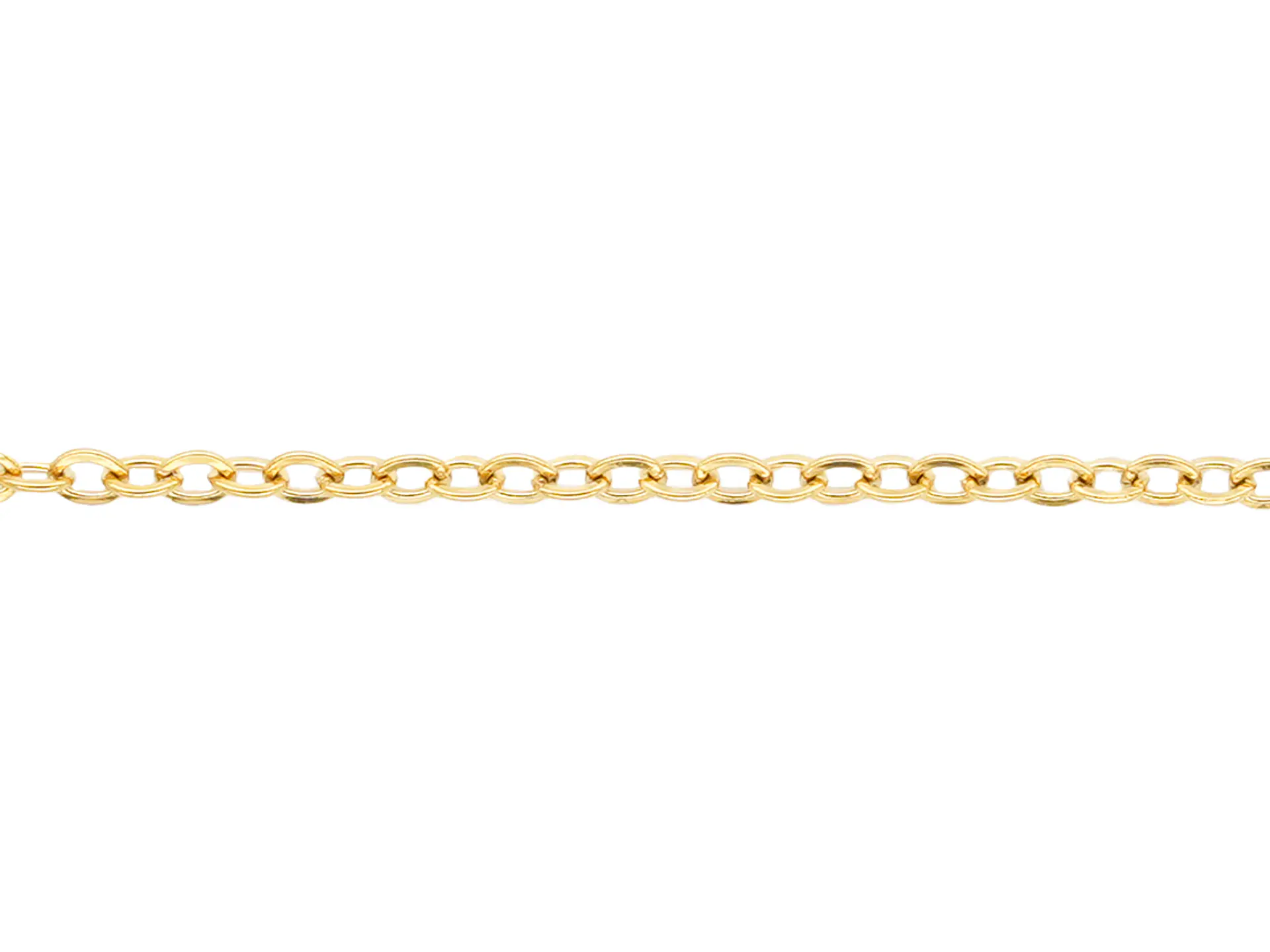 CADENA ACERO DORADA 0.3MM  1