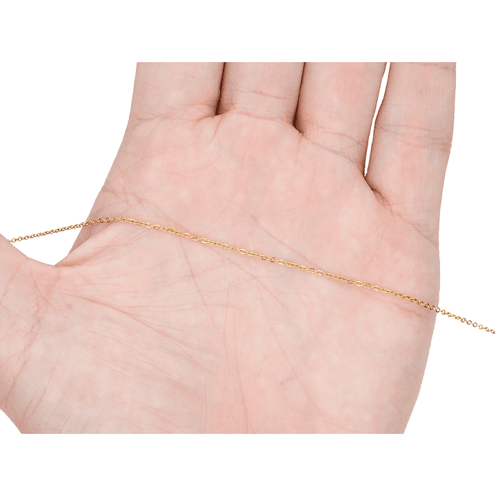 CADENA ACERO DORADA 0.3MM  2