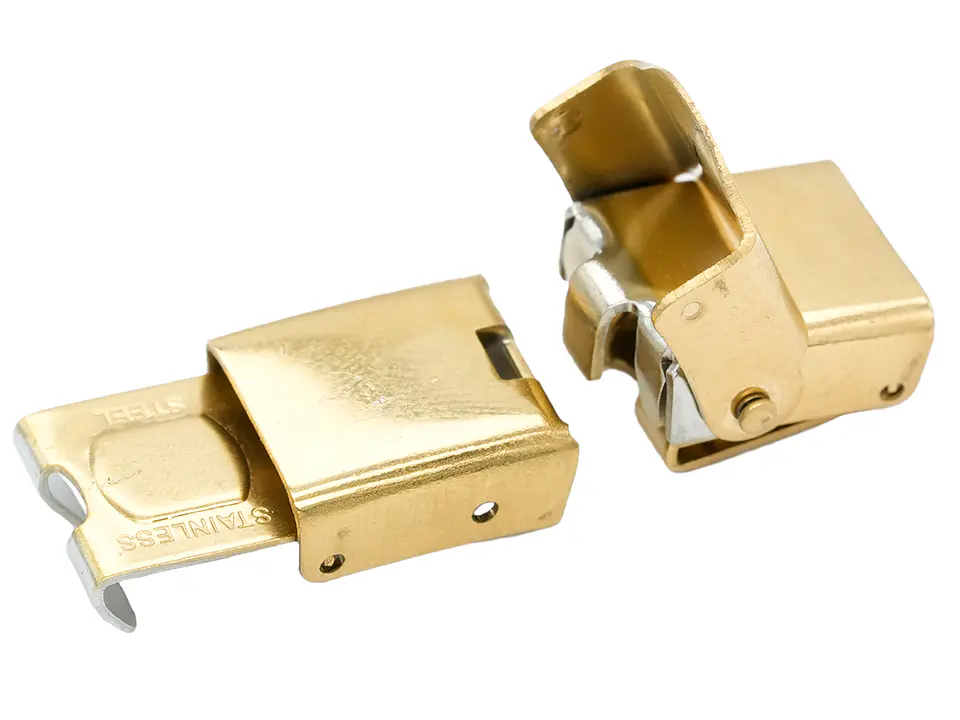 ACERO DORADO BROCHE RELOJ 10*3MM  2