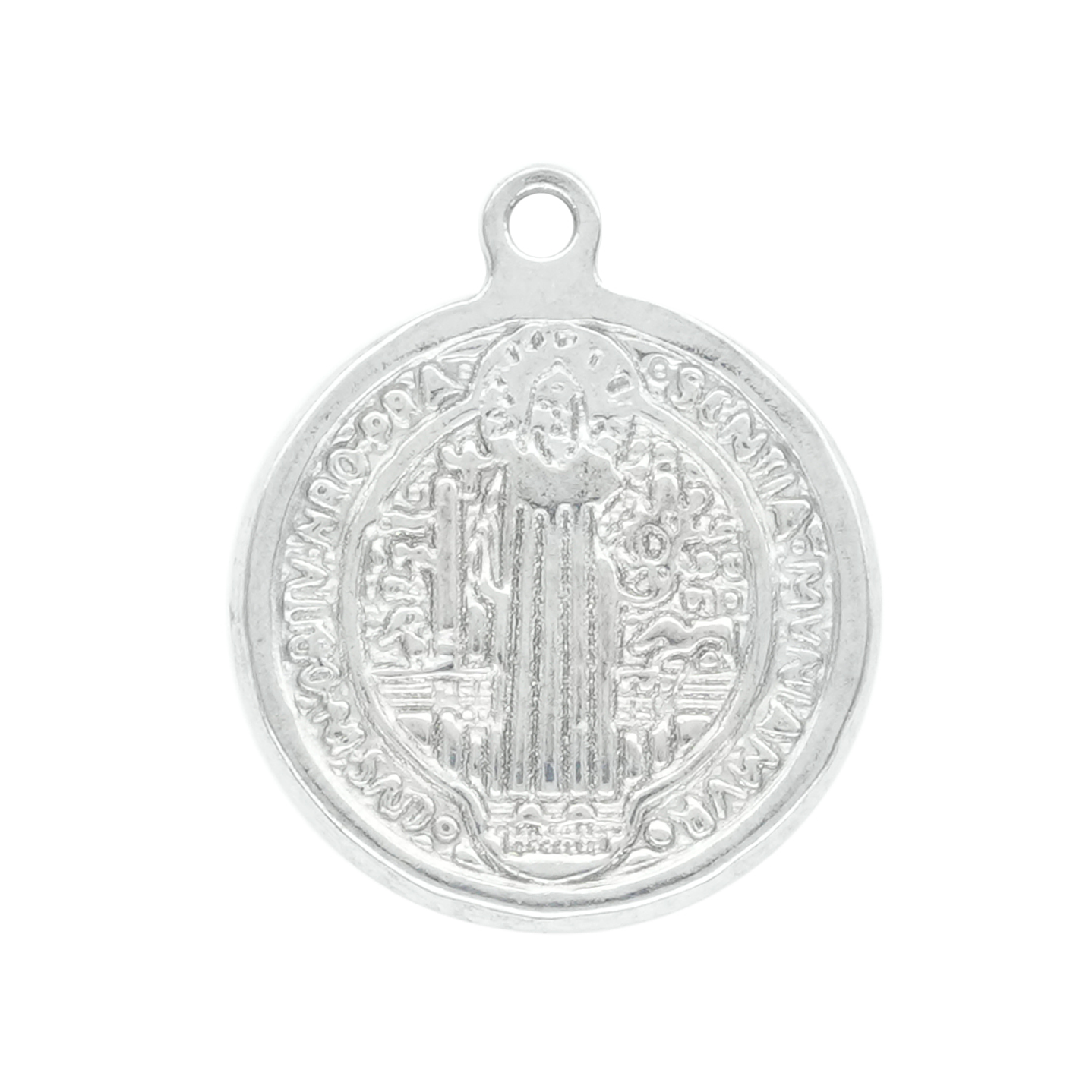 MEDALLA  ACERO SAN BENITO 12MM  1