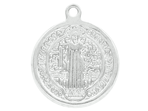 MEDALLA  ACERO SAN BENITO 12MM 