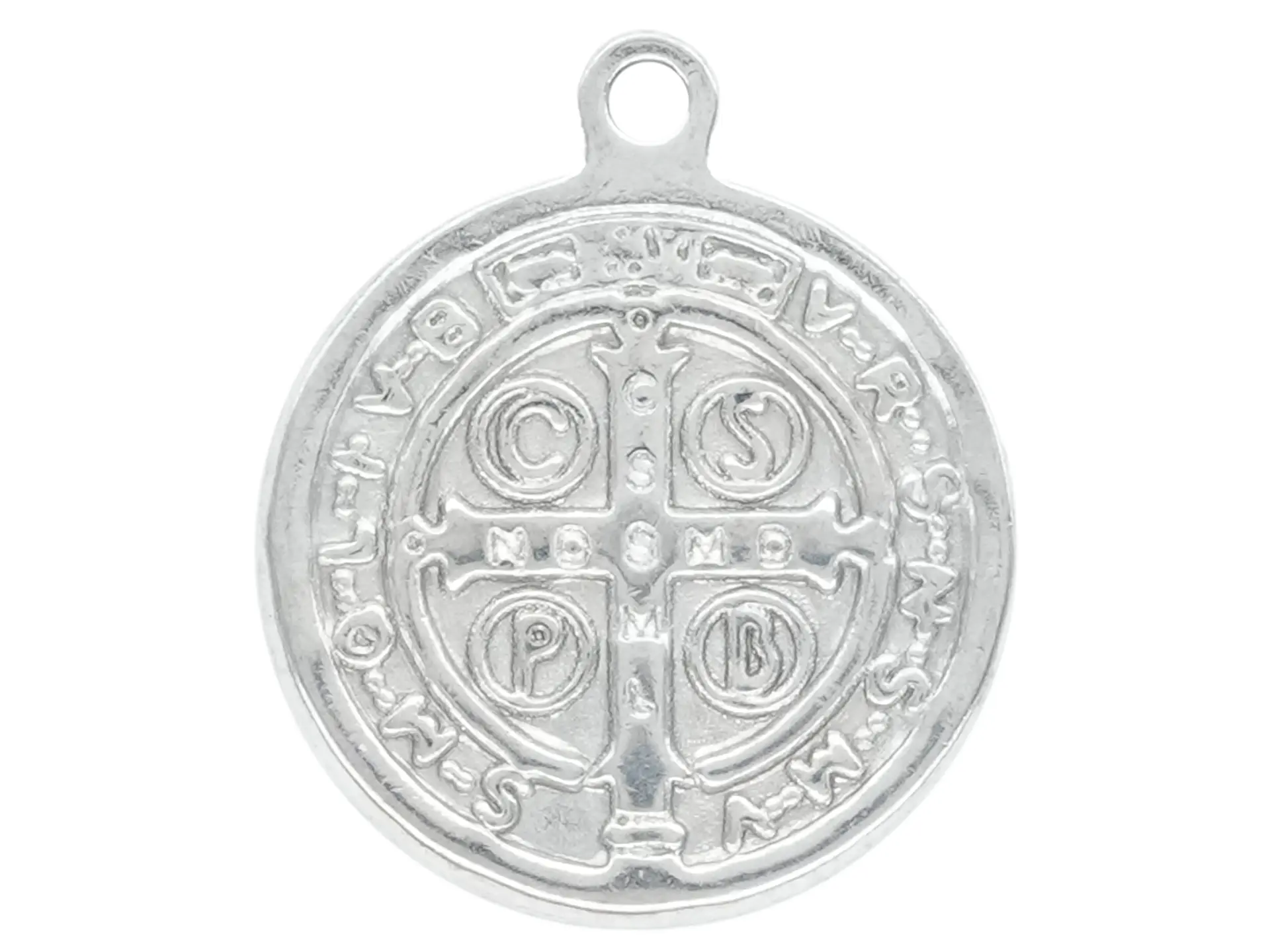 MEDALLA  ACERO SAN BENITO 12MM  2