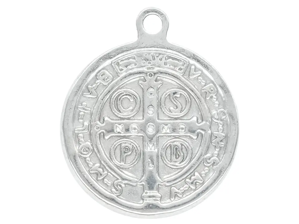 MEDALLA  ACERO SAN BENITO 12MM  2