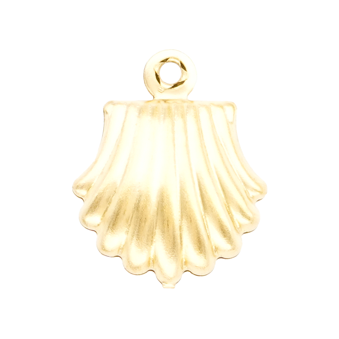 ACERO DORADO DIJE CONCHA 14MM  1